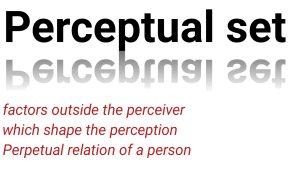 Perceptual set