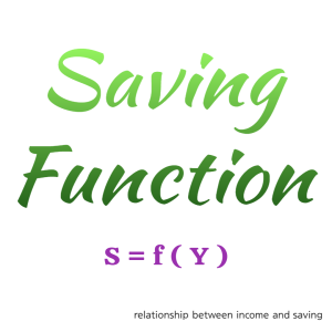 Saving Function