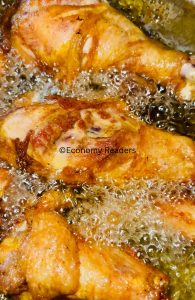 Chicken leg piece fry
