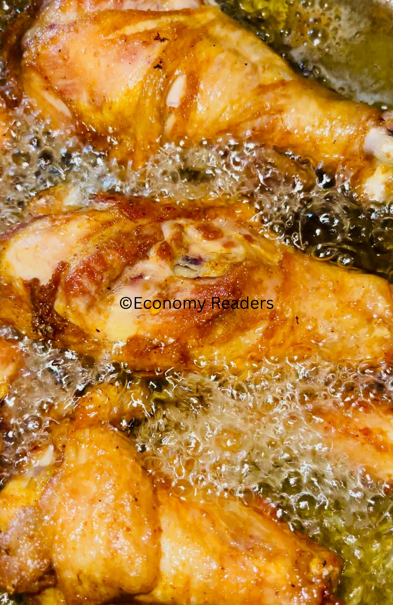 Chicken leg piece fry